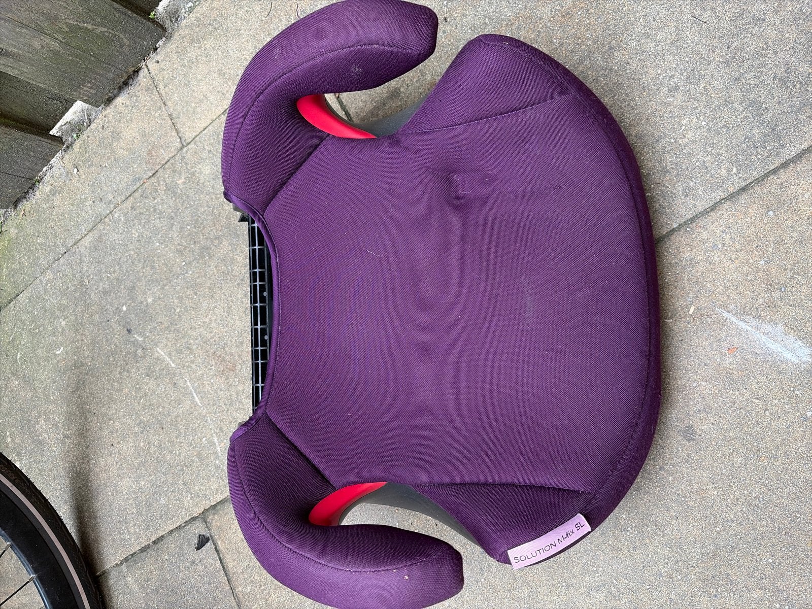 Cybex Solution M-fix SL zitverhoger (paars), Gebruikt, 15 t/m 36 kg, Isofix, Ophalen