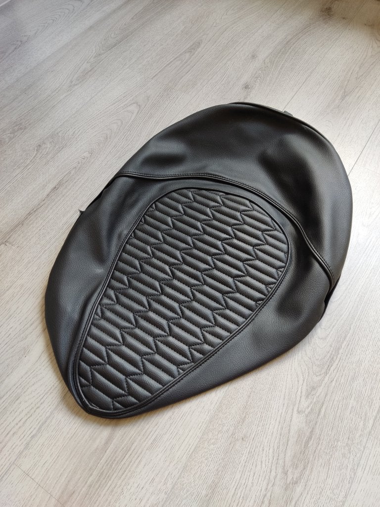 Zadelhoes buddydek Vespa S50 zwart custom NIEUW, Info@jynkx.com, Nieuw, Ophalen of Verzenden, Piazza 99