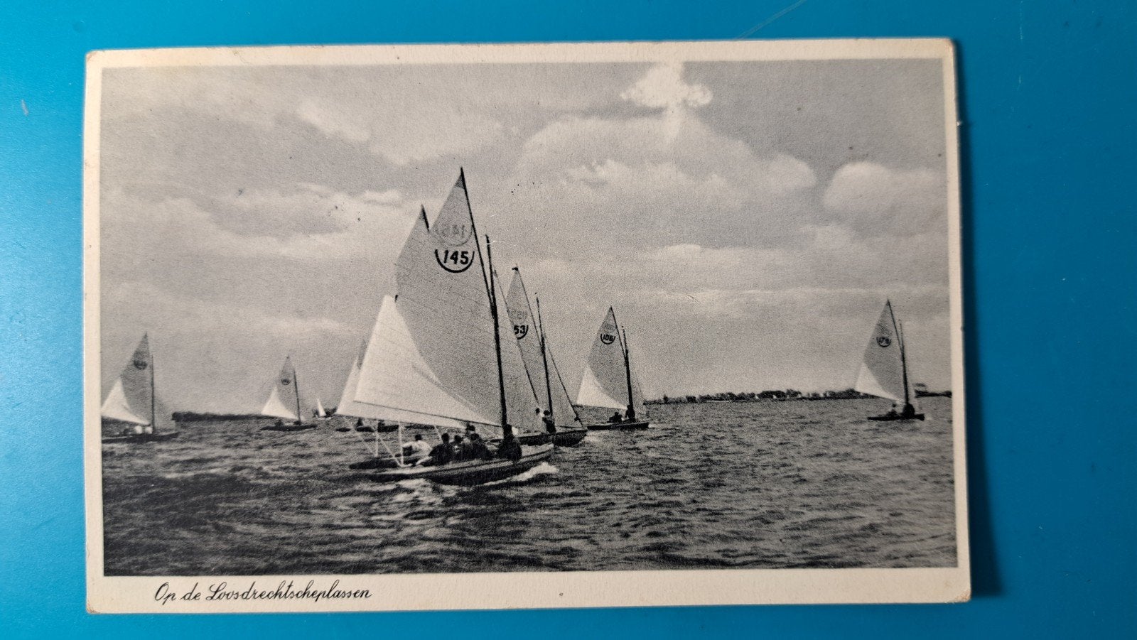 Loosdrecht Loosdrechtse plassen 1944, Ophalen of Verzenden, 1940 tot 1960, Gelopen, Noord-Holland