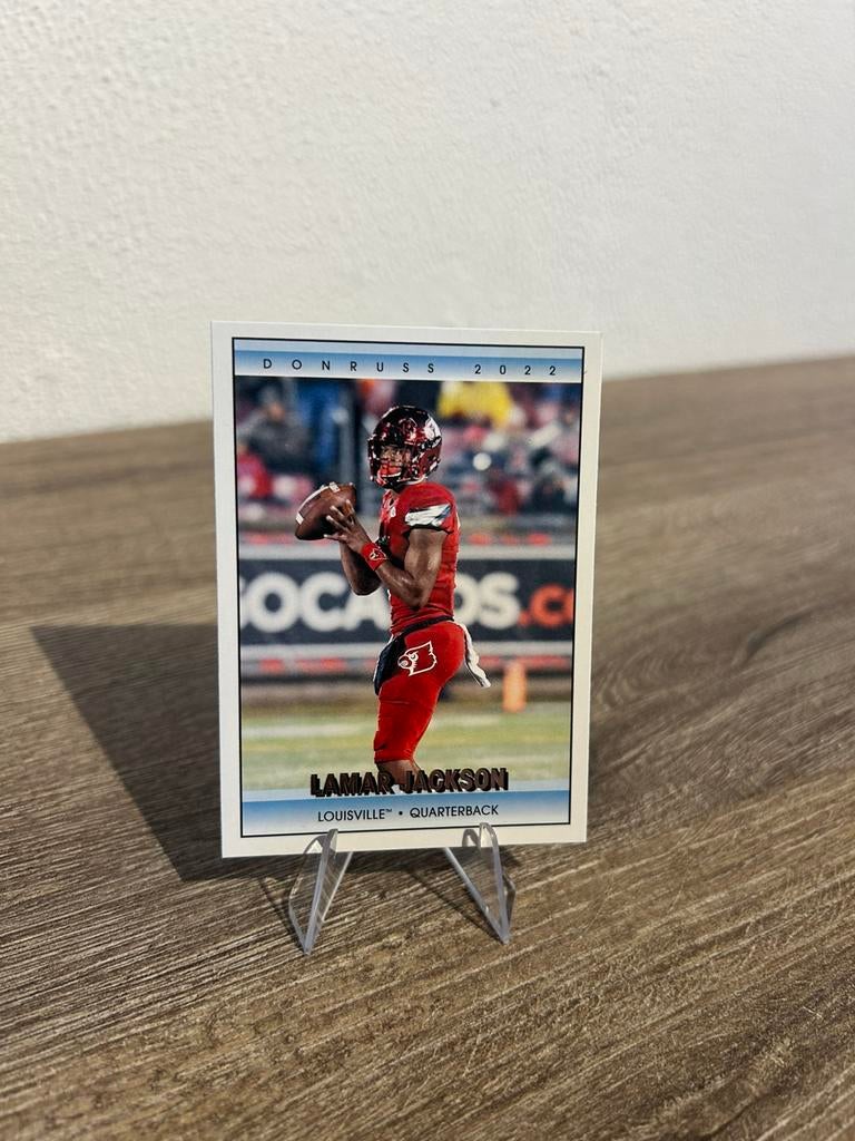 Lamar Jackson 2022 Panini Chronicles Donruss Draft Picks #20, Hobby en Vrije tijd, Stickers en Plaatjes, Ophalen of Verzenden