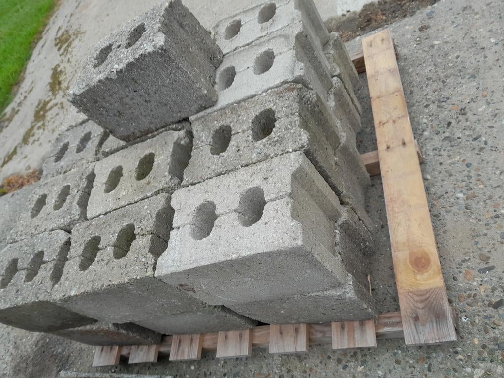 BETONNEN ZWARE BLOKKEN, Ophalen, Grijs, Overige typen