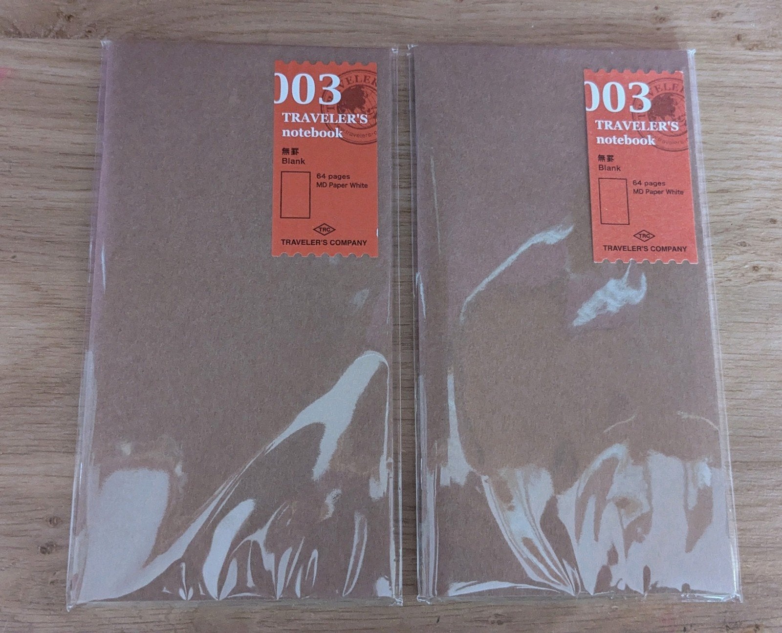 Twee Travelers Notebook refills Blanco, Ophalen, Nieuw