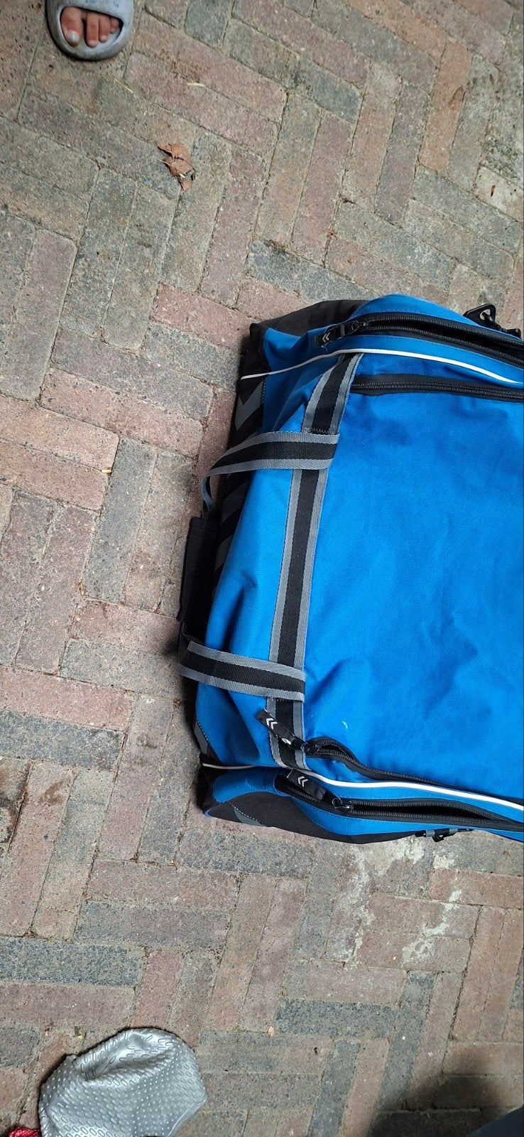 grote Hummel sporttas - Blauw/Zwart, Ophalen, Gebruikt, Unisex volwassen