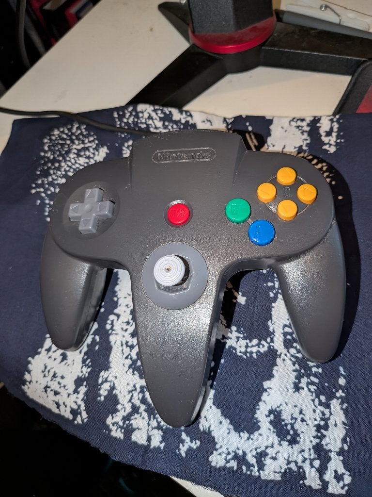 Originele Nintendo 64 controller, Spelcomputers en Games, Ophalen of Verzenden, Refurbished, Met 1 controller