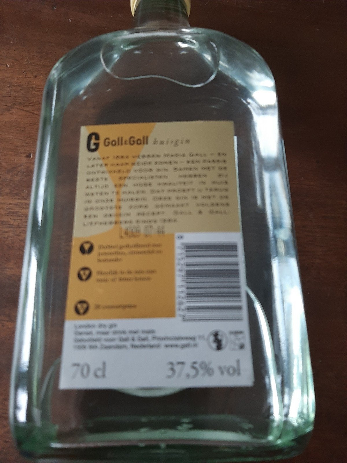 drank ,gin 70 cl 37,5 % 7.50 pst 3 voor 20.00, Diversen, Kerst, Ophalen of Verzenden