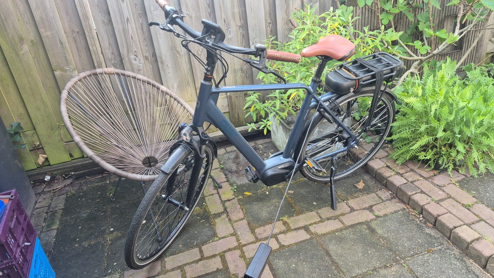 Qwic MN-7 elektrische fiets - Goed onderhouden e-bike, Fietsen en Brommers, Elektrische fietsen, 55 tot 59 cm, Ophalen, Gebruikt