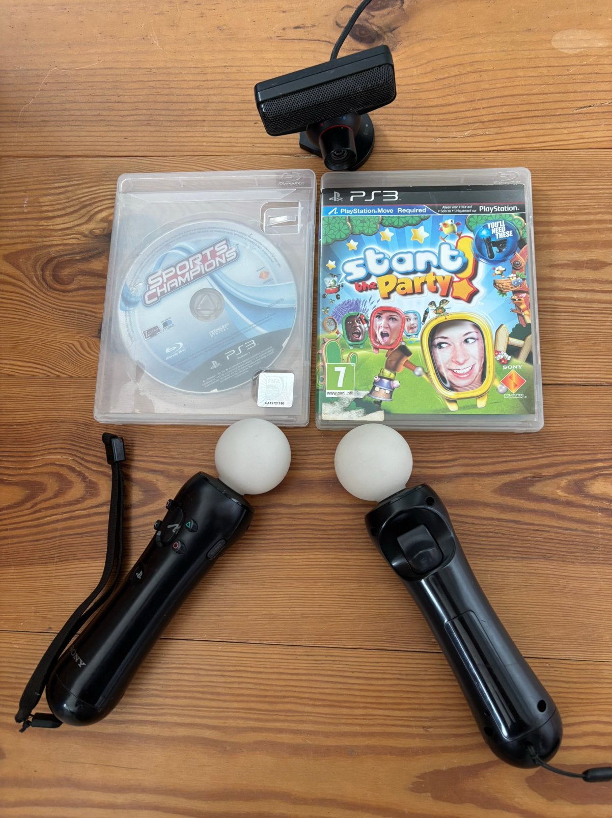 PlayStation move pakketje, 2 spelers, Ophalen of Verzenden, Zo goed als nieuw, Vanaf 3 jaar