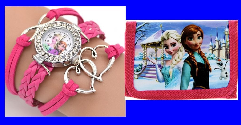Diverse prachtige FROZEN kadosets Elsa & Anna voor € 12,95, Sieraden, Tassen en Uiterlijk, Verzenden, Nieuw, Overige kleuren, Meisje