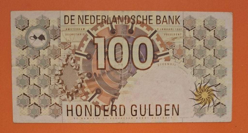 Bankbiljet 100 gulden 1992 Steenuil. cat. PL105.a / 124-1a, Verzenden, 100 gulden, Los biljet