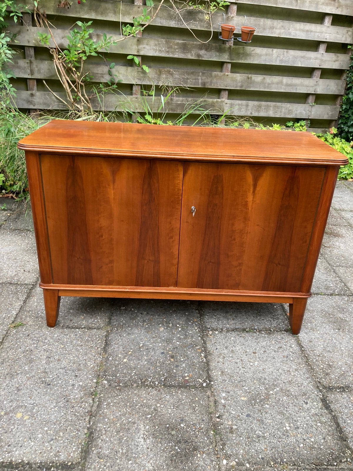 Grote vintage dressoir kast jaren 50-60, Ophalen, Mid century vintage, 100 tot 150 cm, Nvt