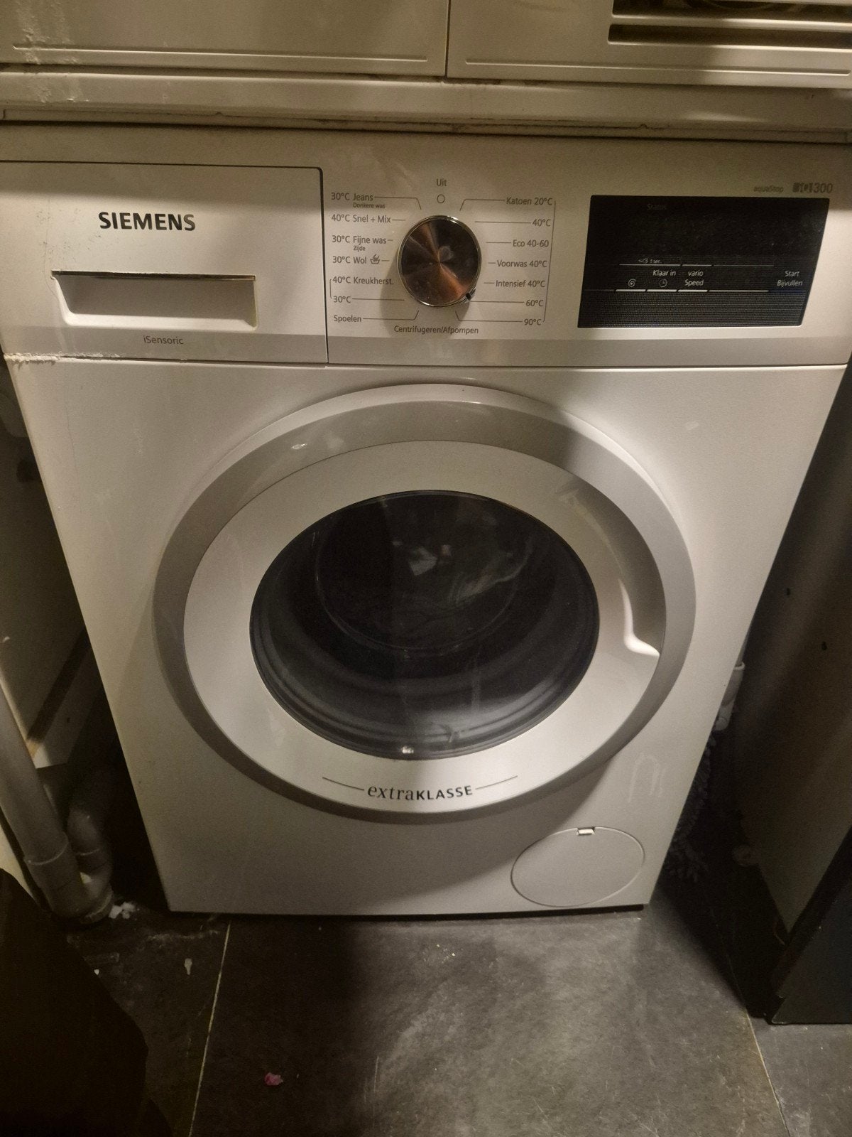 Siemens  Wasmachine  werkt goed, Witgoed en Apparatuur, Ophalen, 1200 tot 1600 toeren, Gebruikt, 8 tot 10 kg