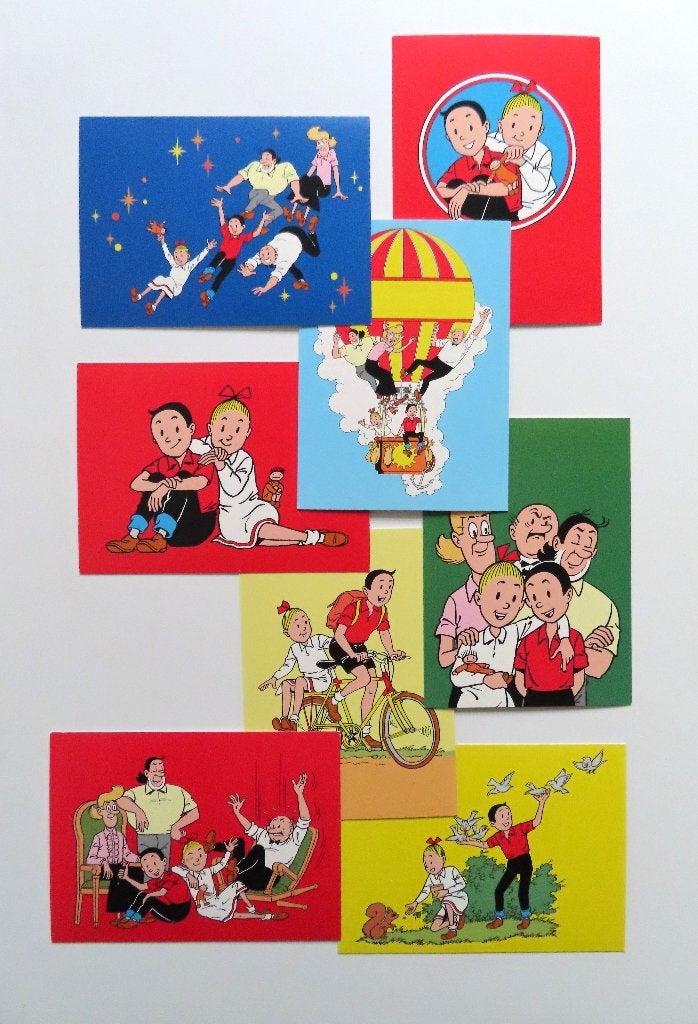 Ansichtkaarten Suske en Wiske 18x *Nieuw* (4712), Ophalen of Verzenden, 1980 tot heden, Ongelopen, Kinderen