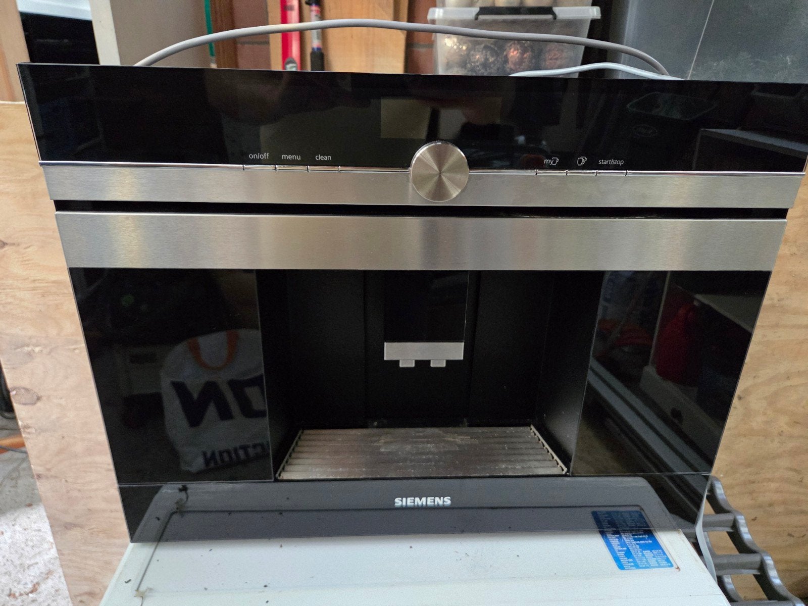 Siemens ct636les1 volautomatische inbouw koffiemachine, Ophalen of Verzenden, Zo goed als nieuw, Koffiemachine