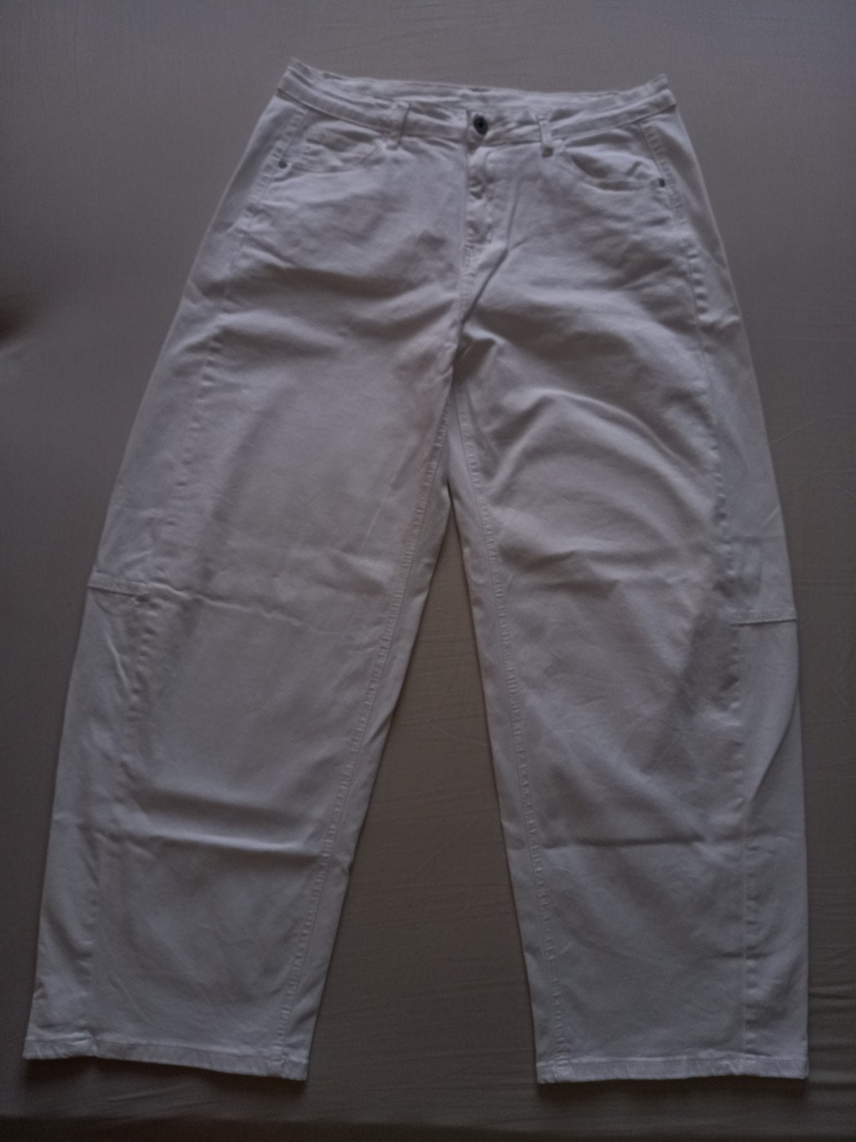 Luchtige barrel jeans (46/XL), Wit, Maat 46/48 (XL) of groter, Nieuw, Ophalen of Verzenden