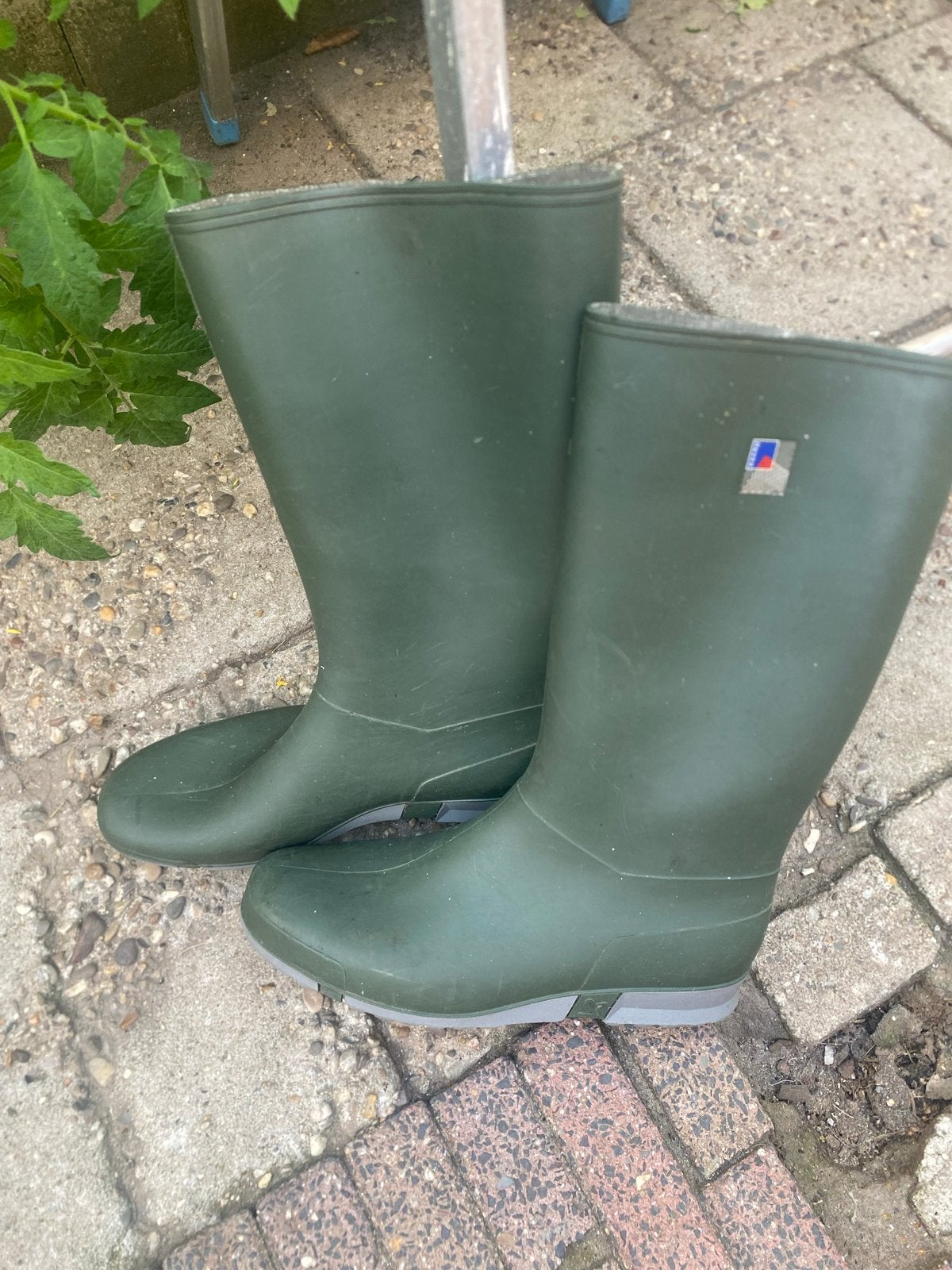 Hevea Groene Rubberen Laarzen Maat 42, Ophalen of Verzenden, Gebruikt, Heren, Laarzen