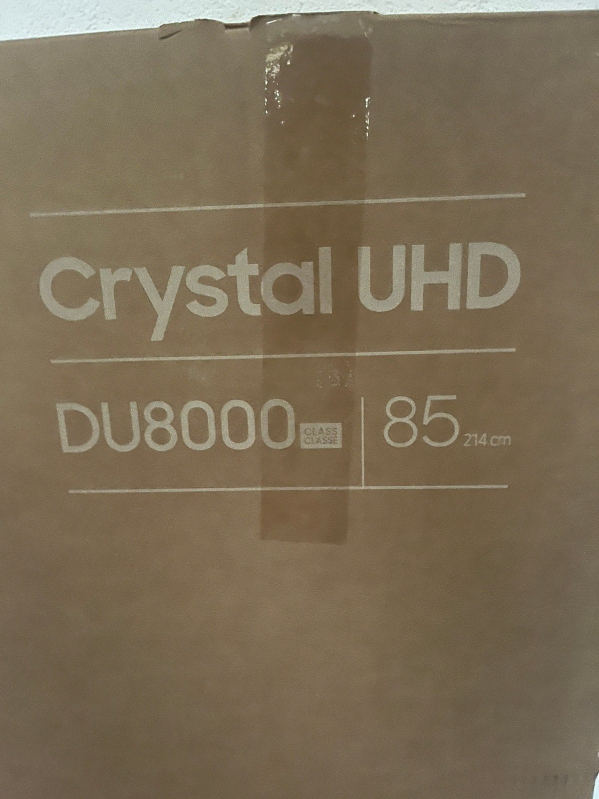 Samsung Crystal UHD 4K Smart TV 85 inch, Audio, Tv en Foto, Televisies, Ophalen, LED, 50 Hz, Nieuw