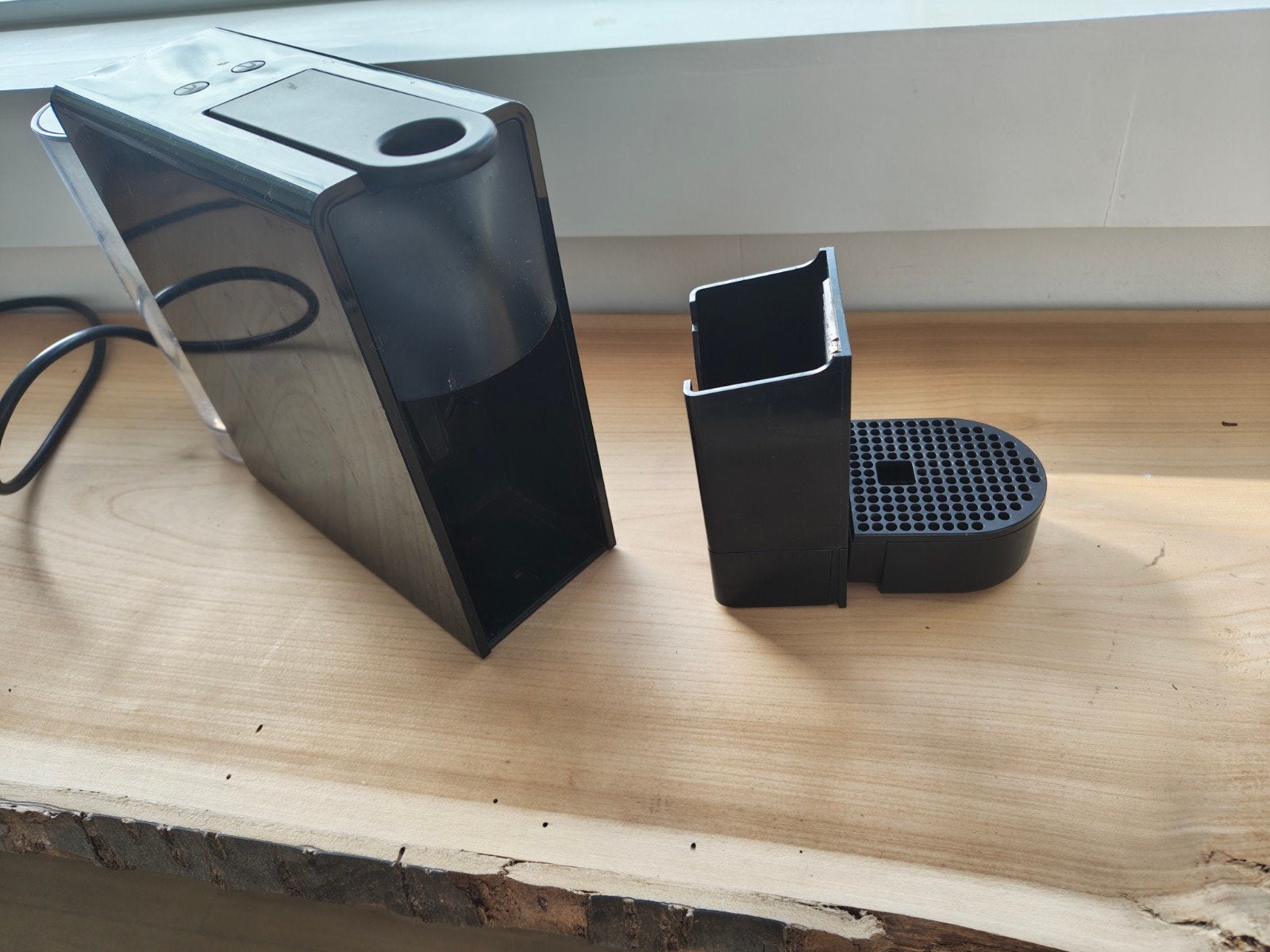 Nespresso koffiemachine, Ophalen