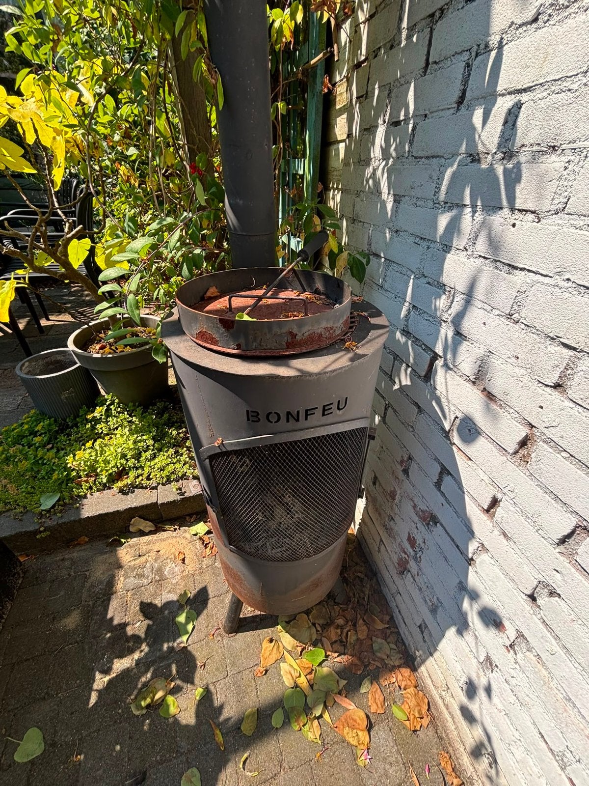 Bonfeu buitenkachel - Gezellige warmte voor uw tuin, Tuin en Terras, Ophalen, Gebruikt