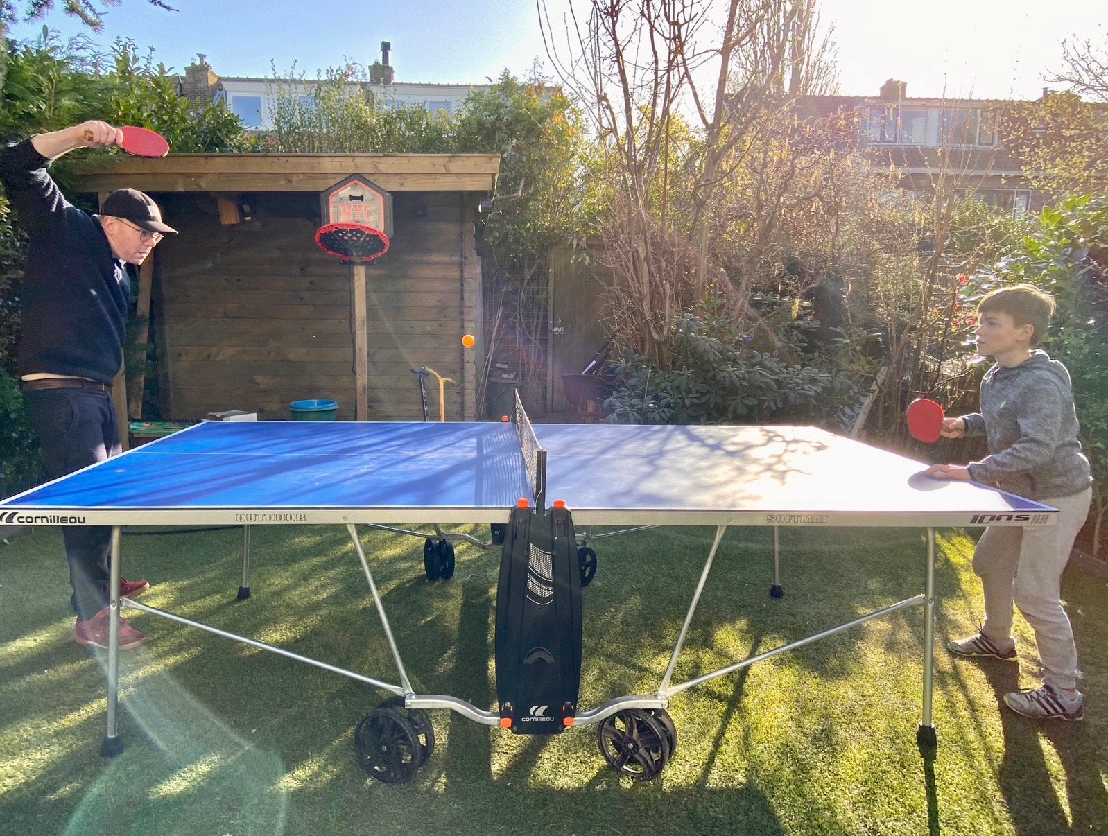 Cornilleau 100S Crossover - voor buiten en binnen, Ophalen, Gebruikt, Tafel Outdoor, Inklapbaar