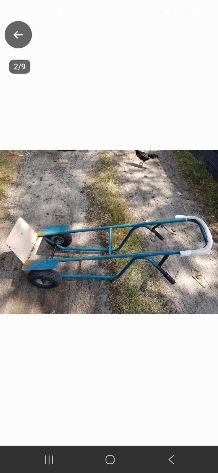 Stevige steekwagen - ideaal voor zware klussen, Tuin en Terras, Kruiwagens, Ophalen, Gebruikt, Handmatig, Onbekend