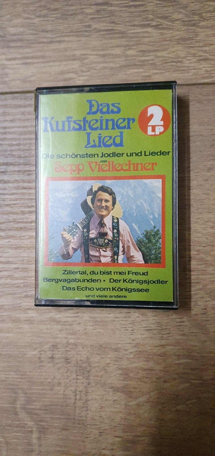 Cassettebandje Sepp Viellechner 1979 - Gesigneerd Jodler, Cd's en Dvd's, Gebruikt, Wereldmuziek, 1 bandje, Ophalen of Verzenden