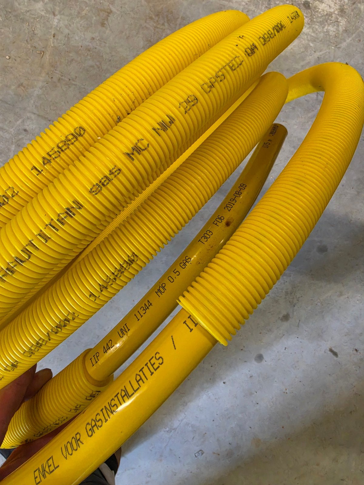 rehau rautitan flexibele gasleiding 25mm, 9 meter, Overige materialen, 6 meter of meer, Nieuw, Rechte buis