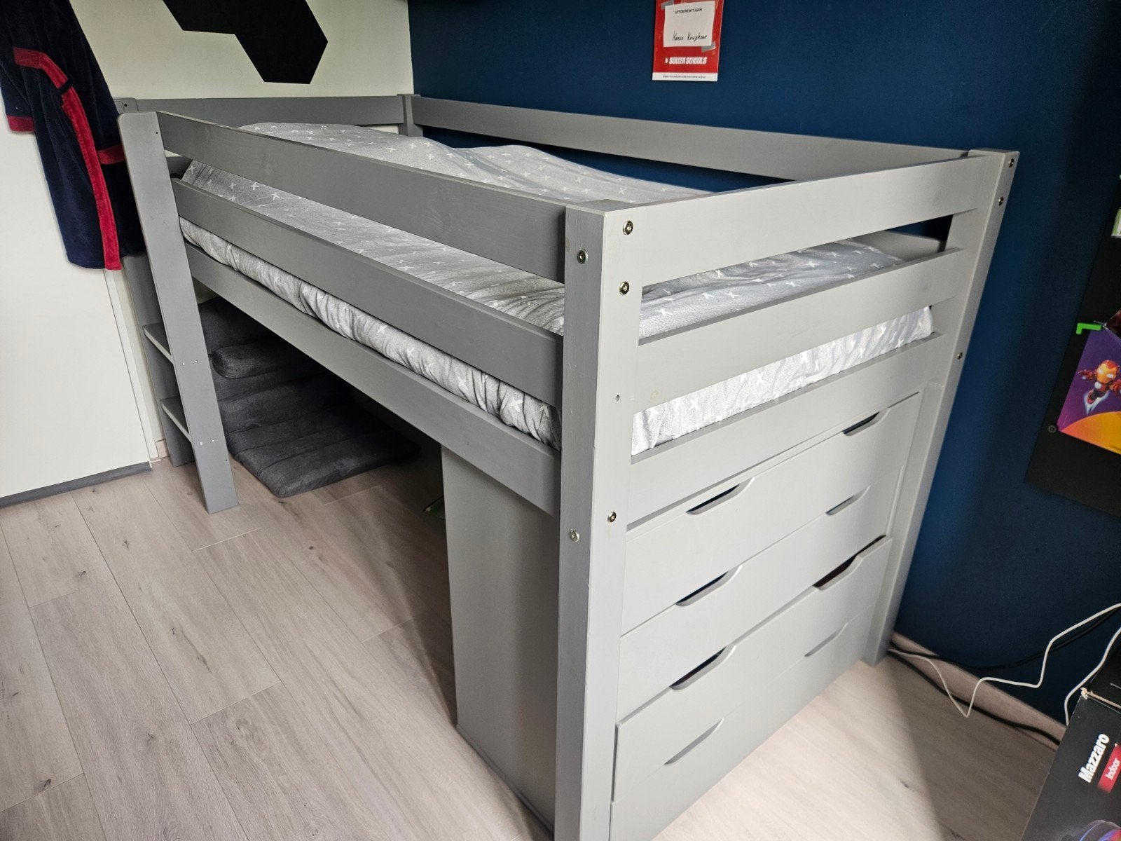 Kinder bed hoogslaper, Ophalen, Gebruikt, Hoogslaper