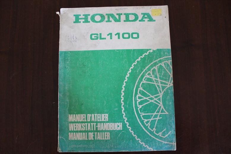 HONDA GL1100 1980 shop GL 1100 Goldwing GL1100DX DX, Ophalen of Verzenden, Honda