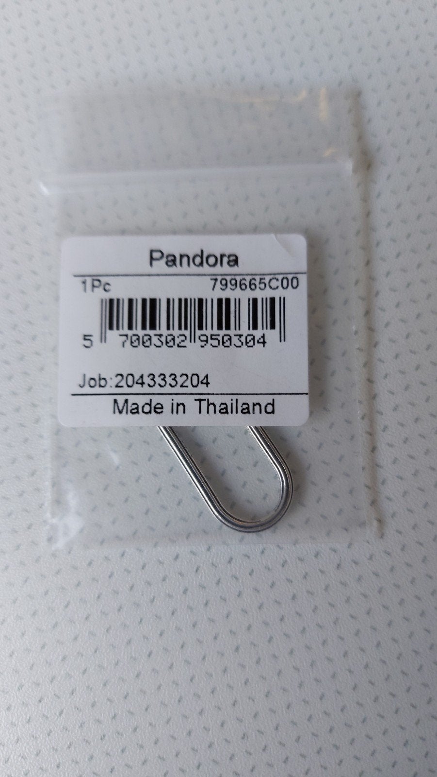 Originele Pandora Me bedel grote zilveren schakel, Ophalen of Verzenden, Nieuw, Zilver, Pandora