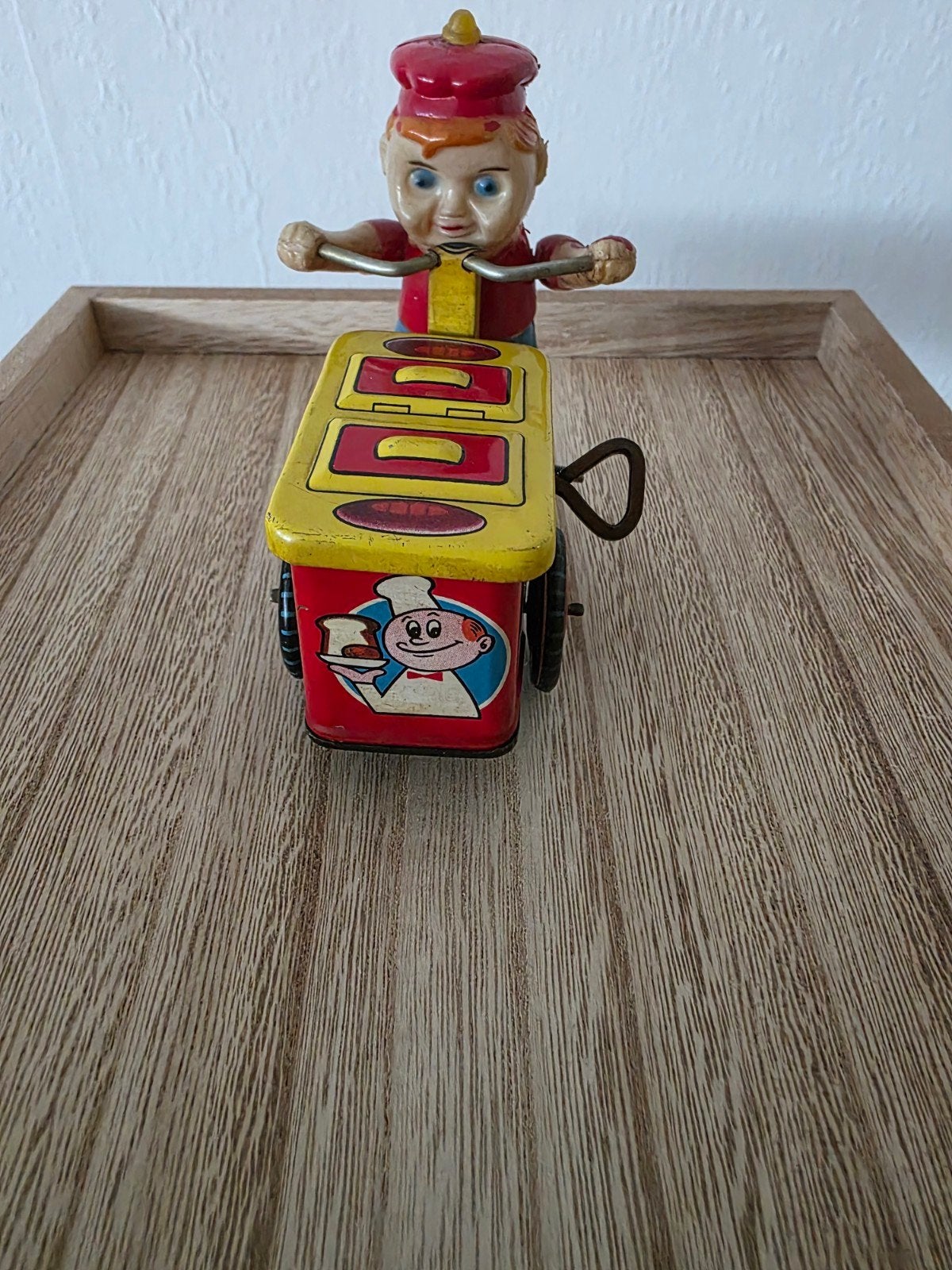 Vintage Blikken Opwindspeelgoed – "Oven-Fresh Bread" Deliver, Ophalen of Verzenden