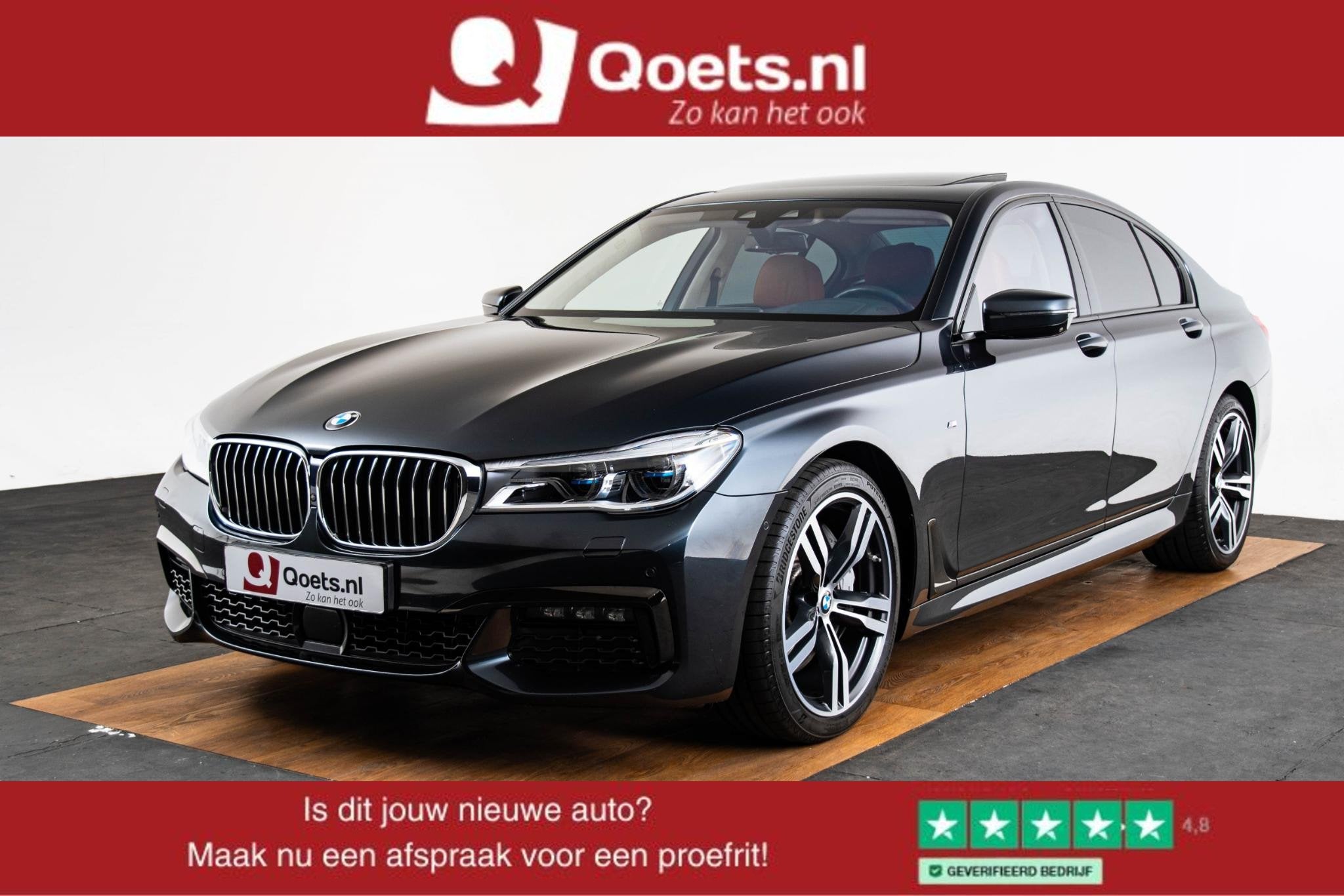 BMW 7-serie 750i xDrive High Executive M Sport - schuif/kant, Automaat, 12 maanden, 4395 cc, Leder