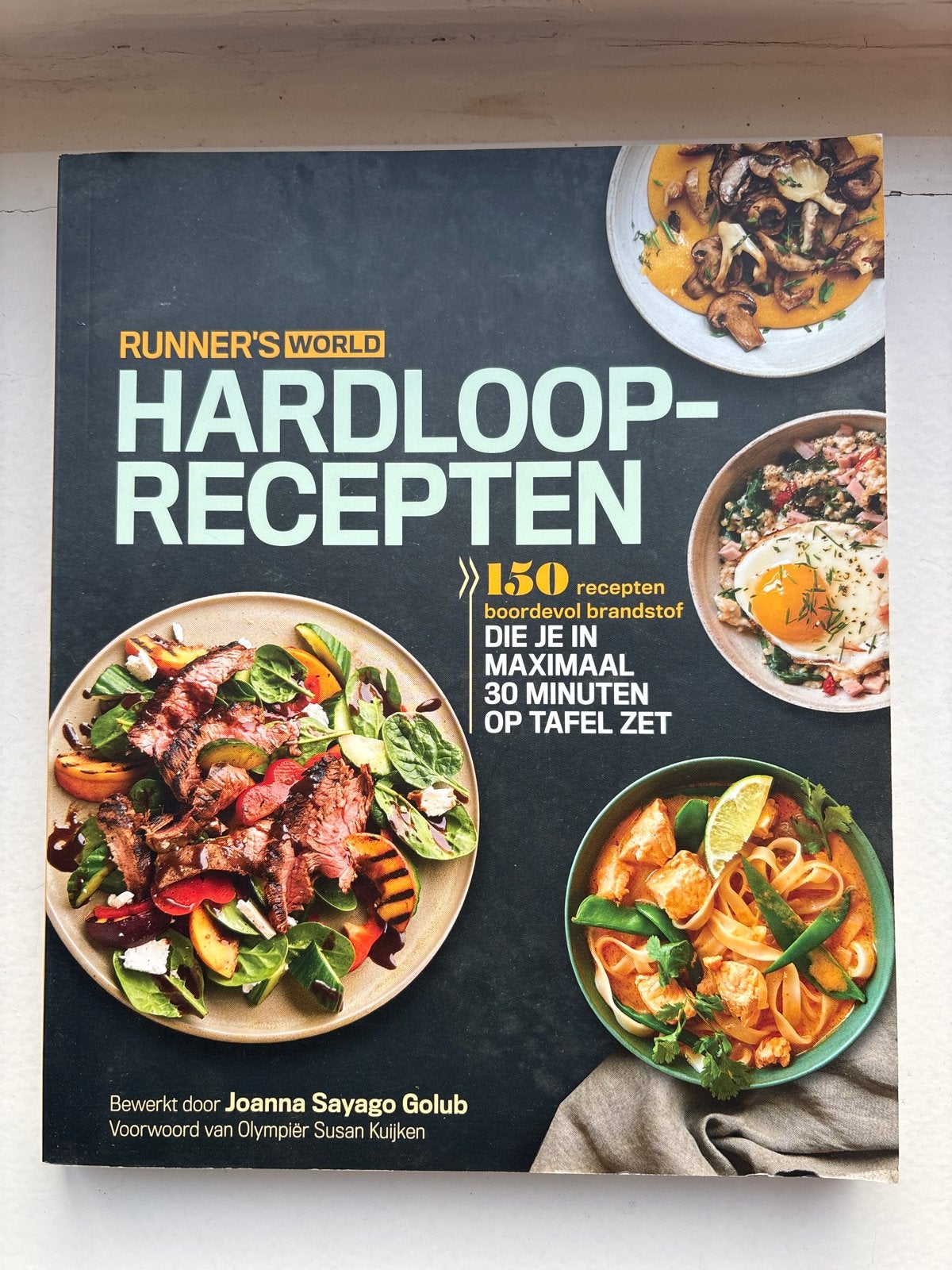 Runner's World Hardlooprecepten: 150 snelle en gezonde maalt, Voorgerechten en Soepen, Ophalen of Verzenden, Zo goed als nieuw