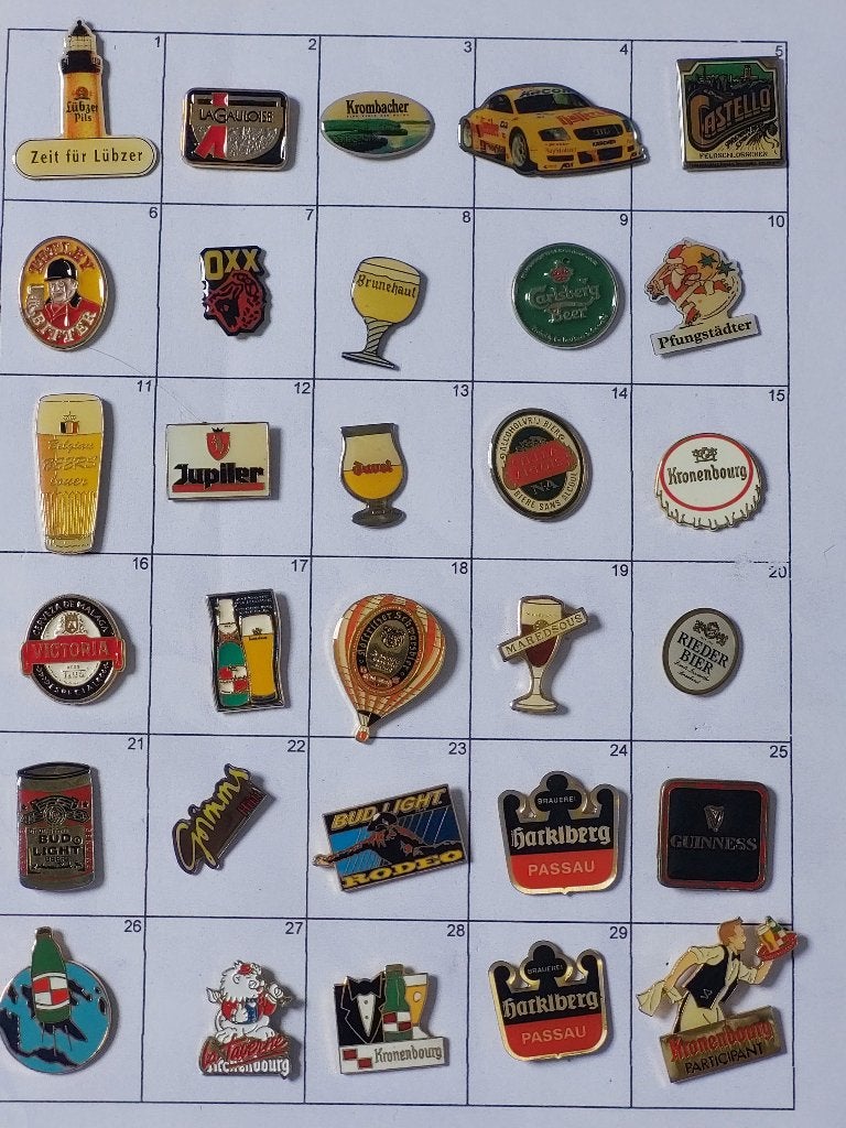 Lot pins BIER 3, Ophalen, Gebruikt, Overige onderwerpen