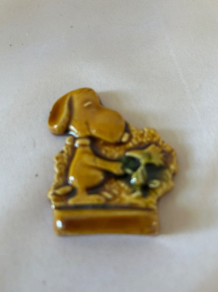 Vintage Snoopy Peanuts keramisch muurornament, Niet van toepassing, Beeldje of Figuurtje, Niet van toepassing, Snoopy