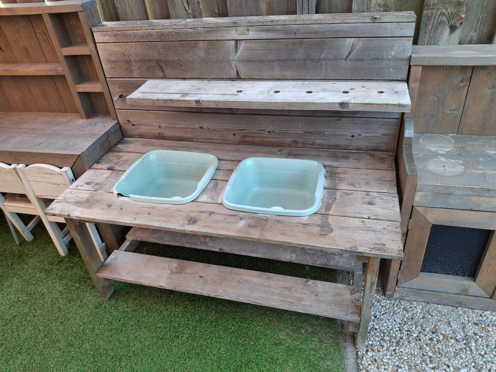 Houten speelkeuken/modderkeuken voor buiten GRATIS, Kinderen en Baby's, Ophalen, Gebruikt, Overige typen