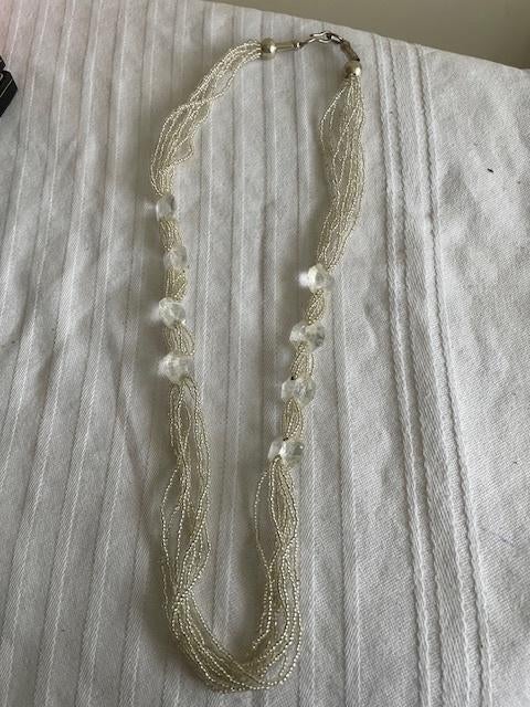 Lot sieraden : kettingen enz,, Sieraden, Tassen en Uiterlijk, Kettingen, Ophalen of Verzenden, Gebruikt, Overige kleuren, Overige materialen
