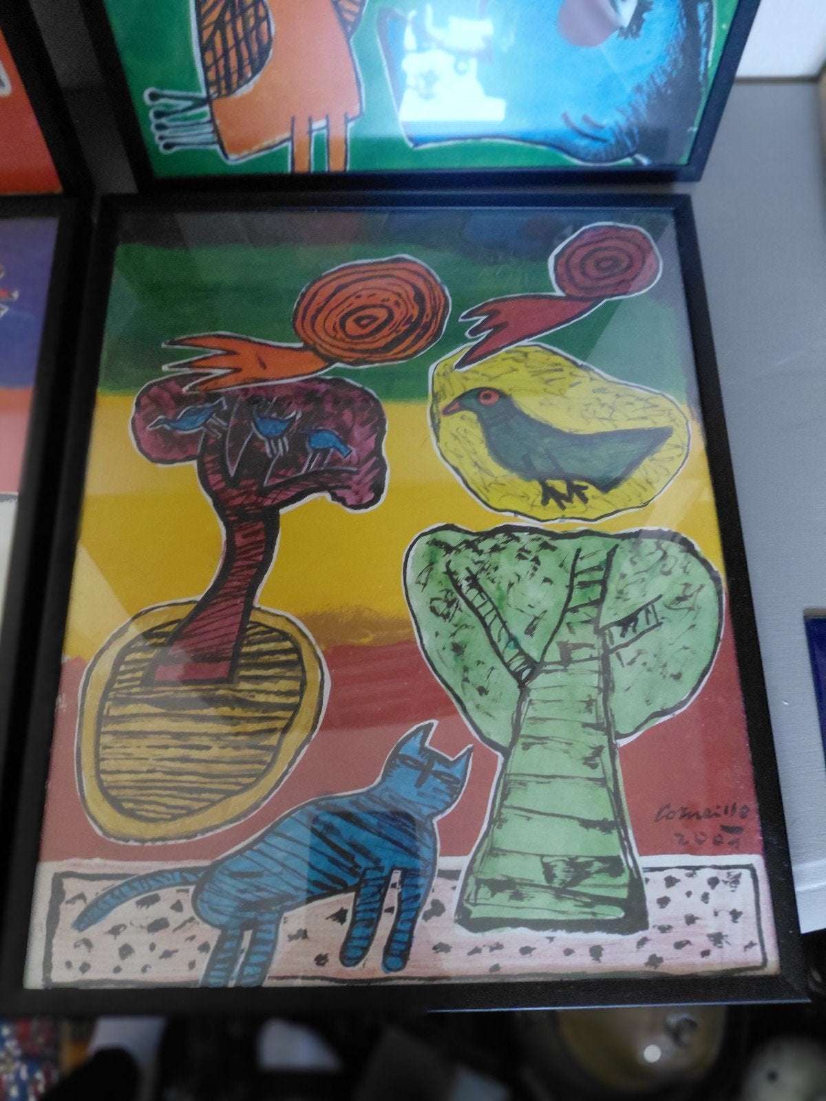 Set van 4 lijsten corneille posters prenten, Huis en Inrichting, Ophalen