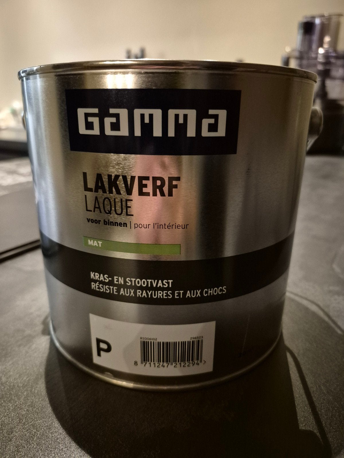 GAMMA Binnenlak Mat (Ongeopend) 2,5L - Kleur Fawn, Overige kleuren, Nieuw, Ophalen of Verzenden, Lak
