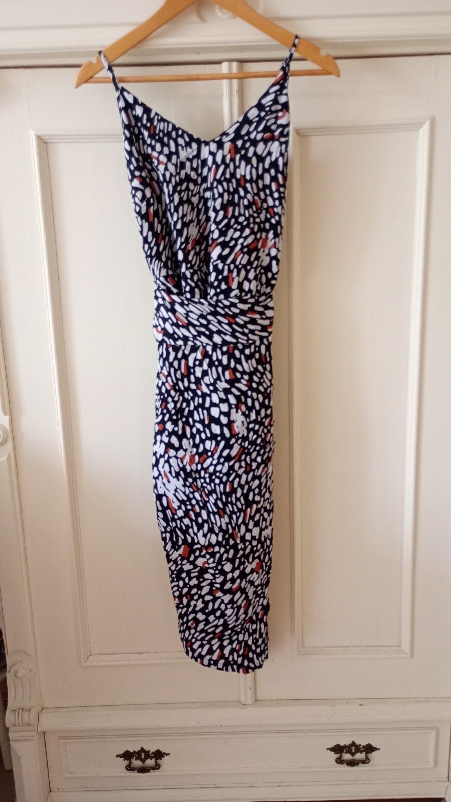 Zomerse jurk met print en strikdetail, Zwart, Nieuw, Ophalen of Verzenden, Onbekend