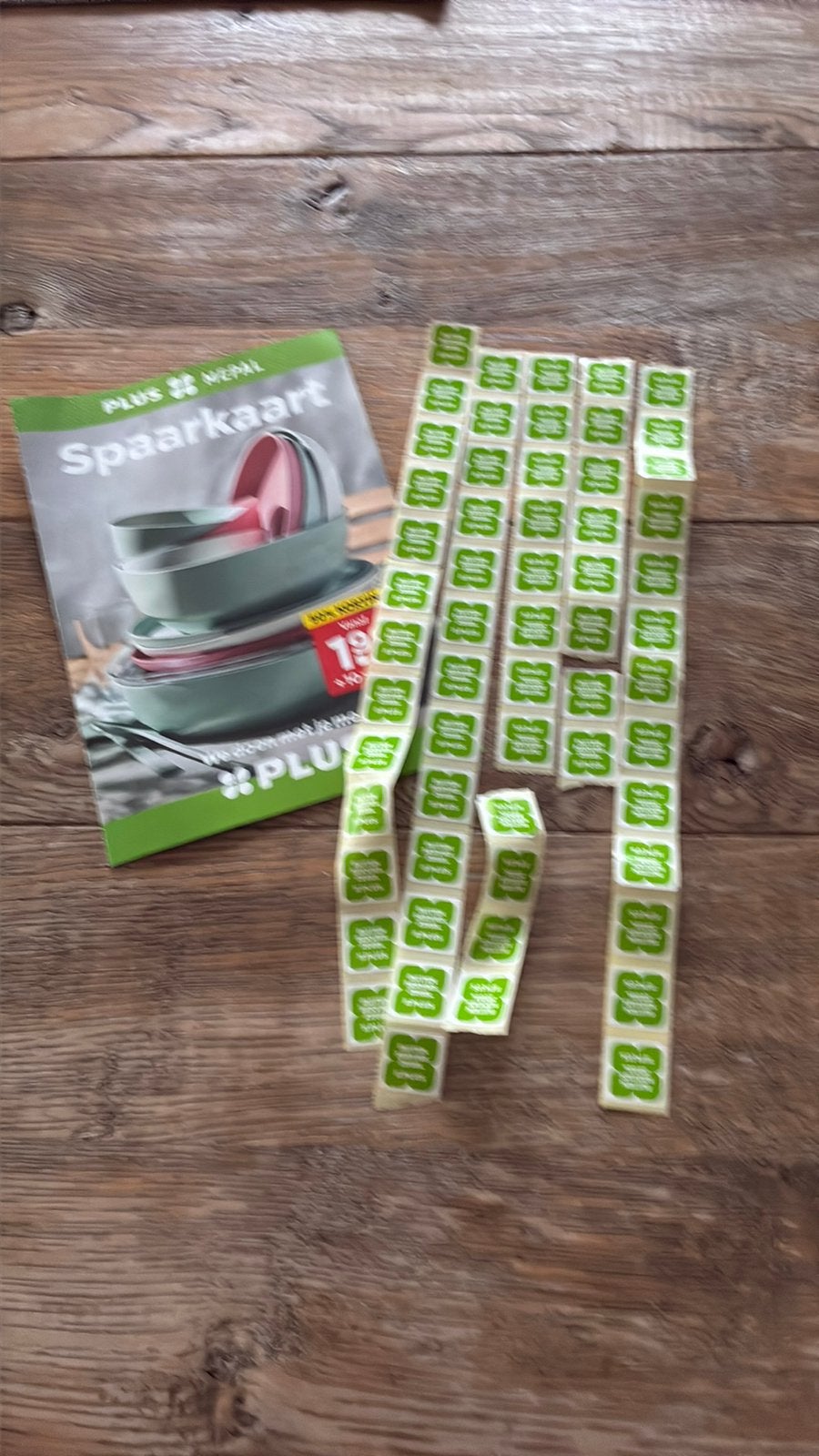 60 zegels voor het buitenservies van de Plus, Verzamelen, Supermarktacties, Plus, Ophalen of Verzenden