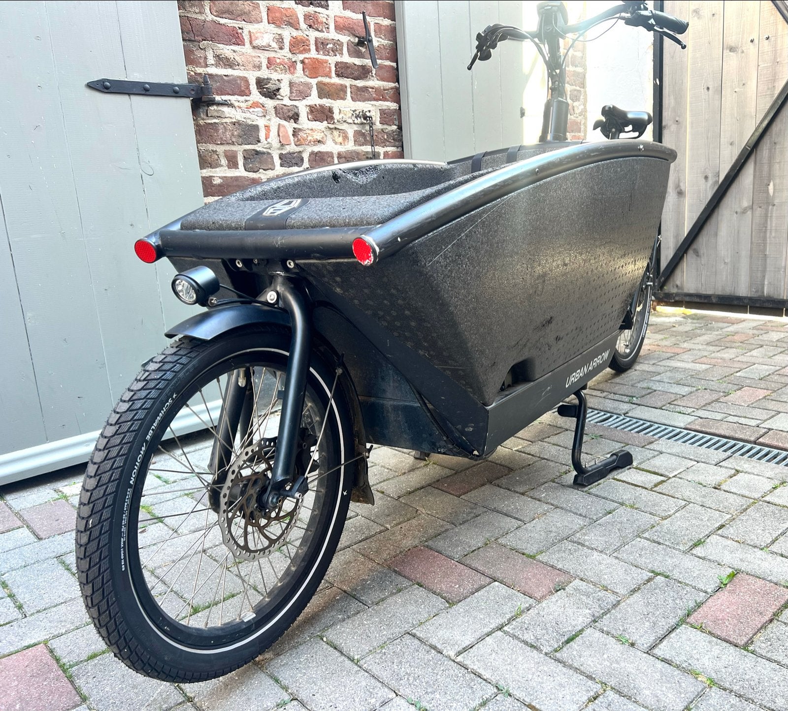Urban Arrow Family Performance - Goed onderhouden bakfiets, Fietsen en Brommers, 4 kinderen of meer, Gebruikt, Elektrisch, Schijfrem