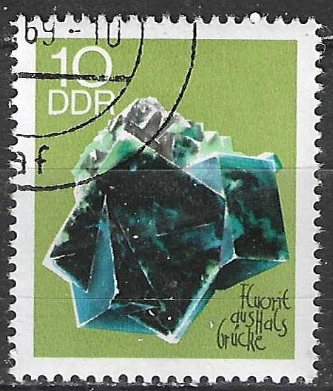 Duitsland DDR 1969 - Yvert 1165 - Mineralen (ST), Verzenden, DDR, Gestempeld