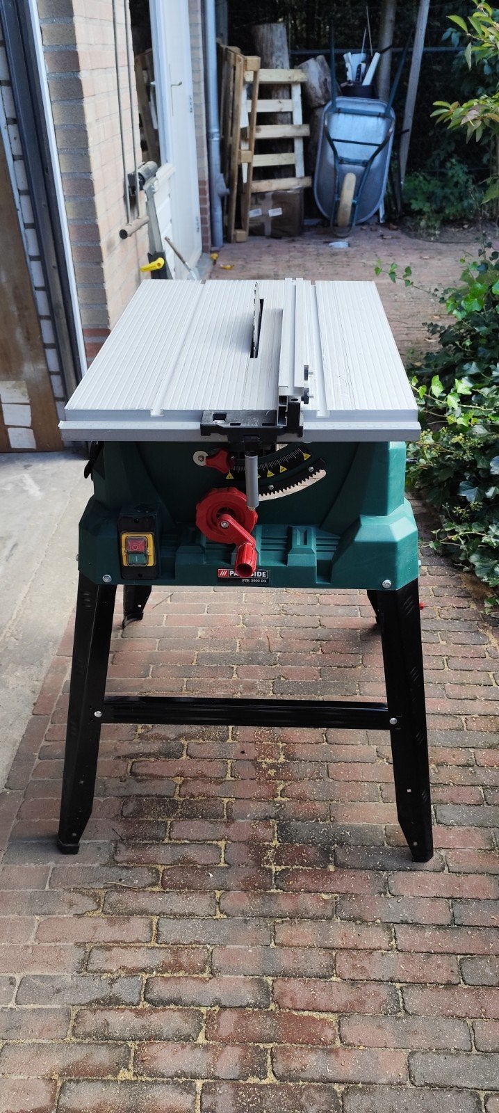 Parkside PTX 2000 D3 Tafelzaag met 2 zaagbladen, Ophalen, Gebruikt, Cirkelzaag, 70 mm of meer