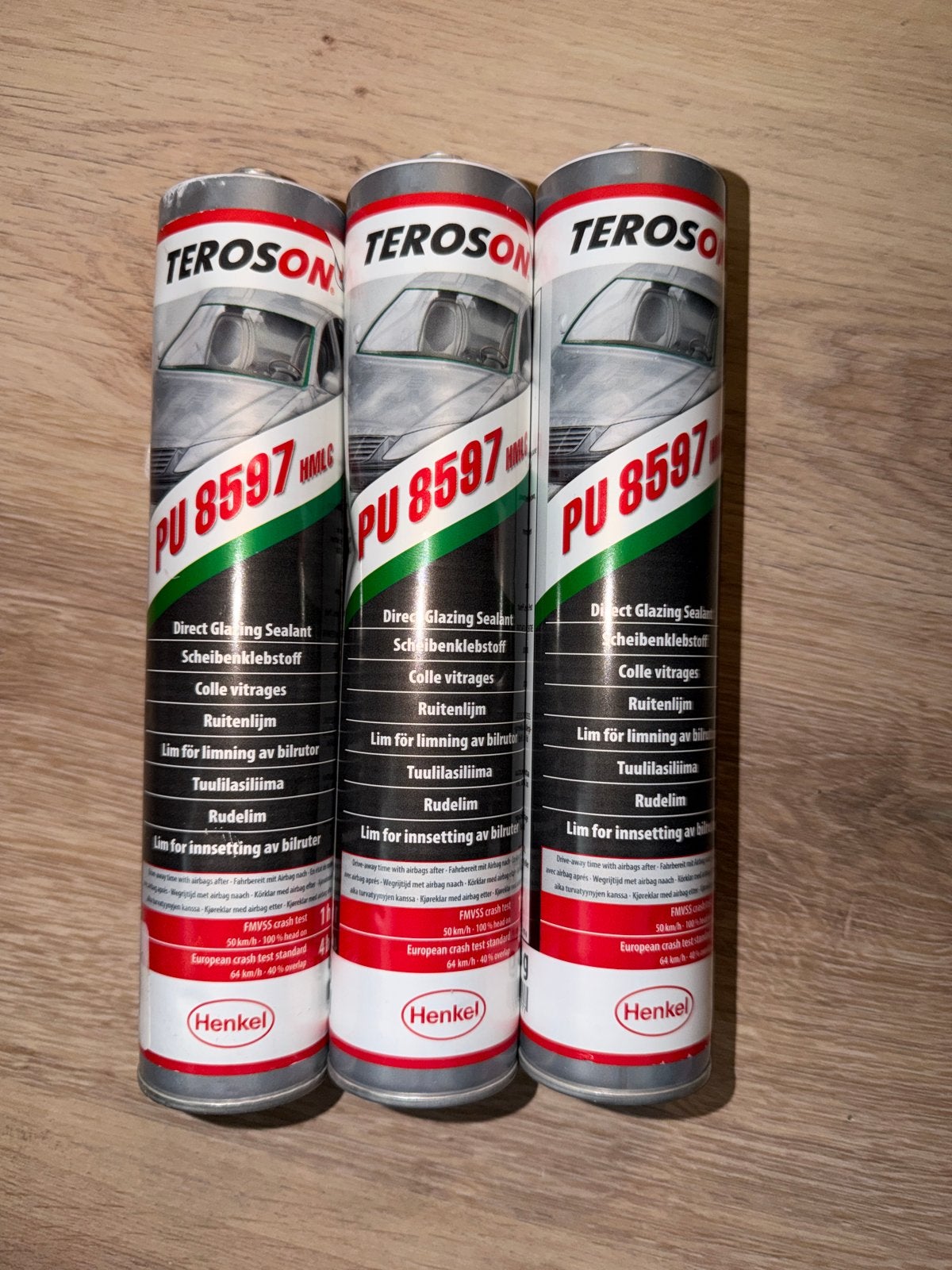 3x Teroson PU 8597 Direct Glazing Sealant - Ruitenlijm, Henkel, Nl, Nieuw, Ophalen of Verzenden