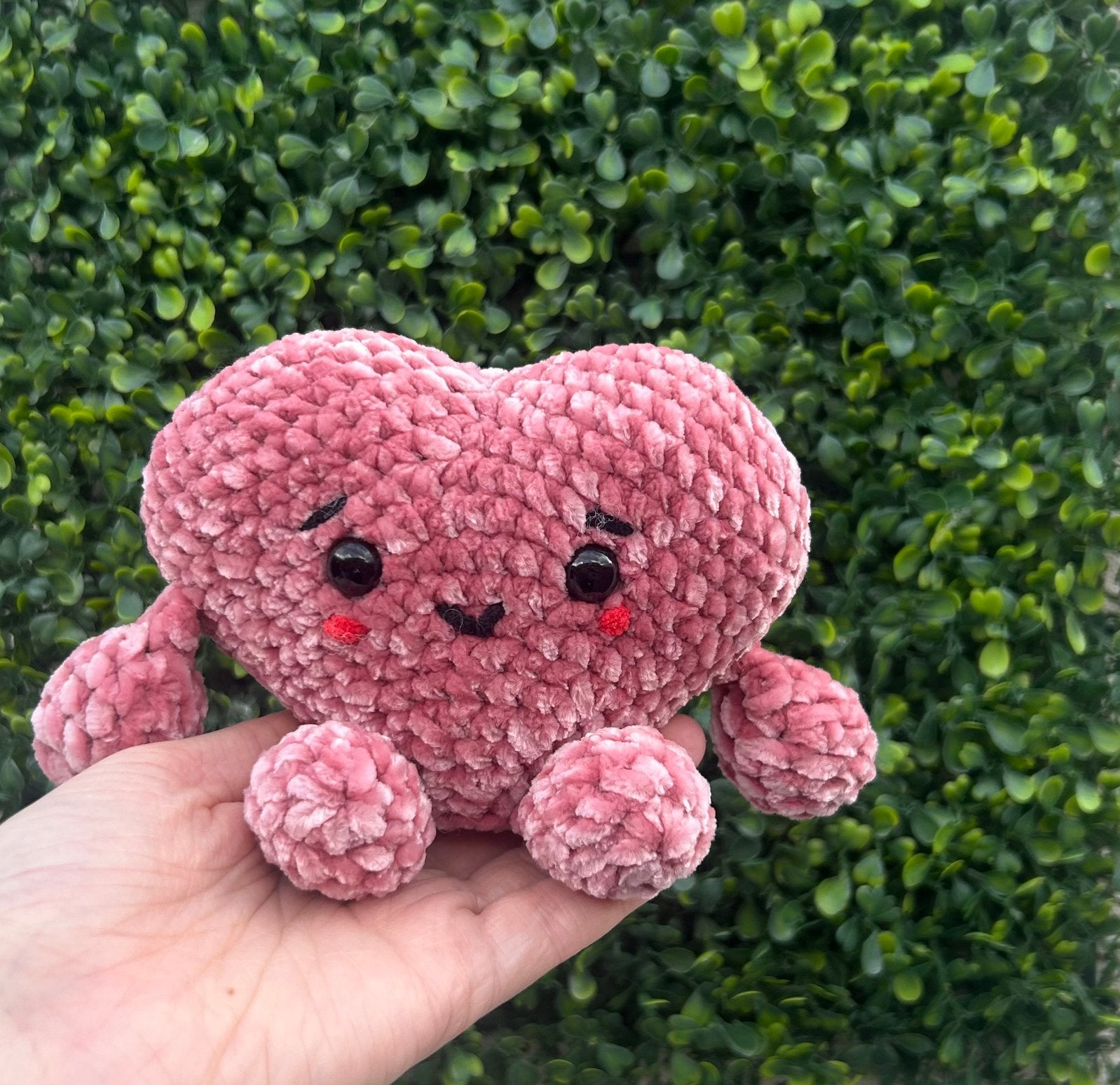Gehaakte Knuffel- Hart, Overige merken, Overige typen, Nieuw, Roze