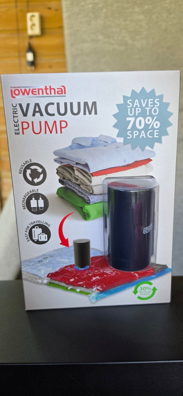 Lowenthal elektrische vacuümpomp met vacuümzakken, Ophalen of Verzenden