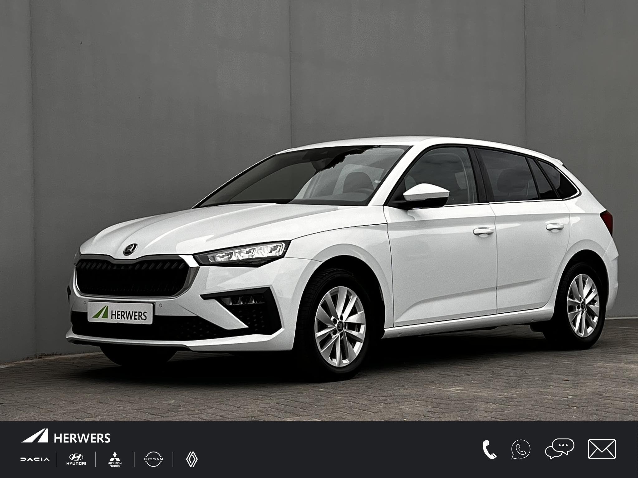 Skoda Scala 1.0 TSI DSG Automaat Selection / Garantie tot 6-, Auto's, Euro 6, Wit, 19 km/l, 3 cilinders