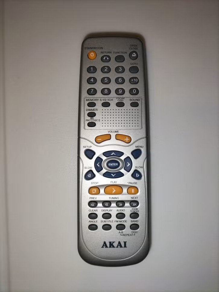 Originele AKAI DVR4410SS.Afstandsbediening voor DVD-systemen, Ophalen of Verzenden, Dvd