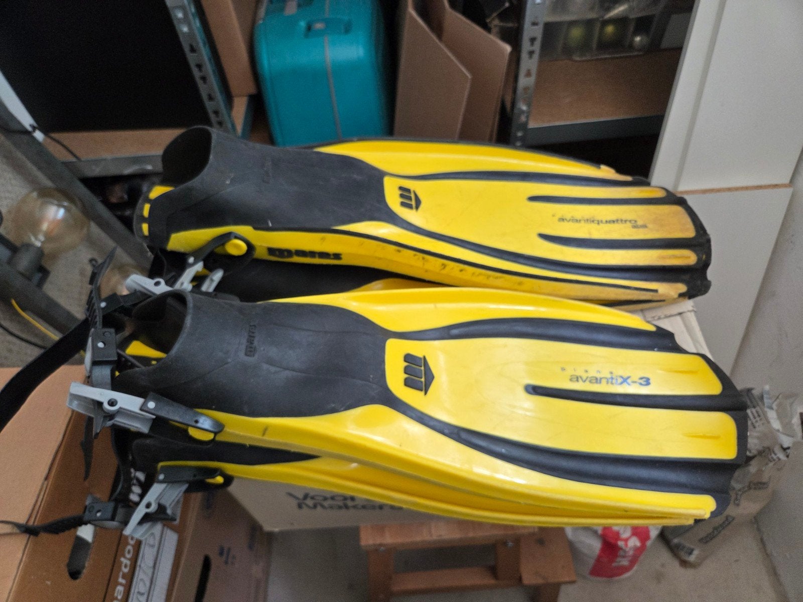 Mares Duikvinnen  - Geel, Maat Small /regular, Watersport en Boten, Duiken, Ophalen, Gebruikt, Zwem- of Duikvliezen