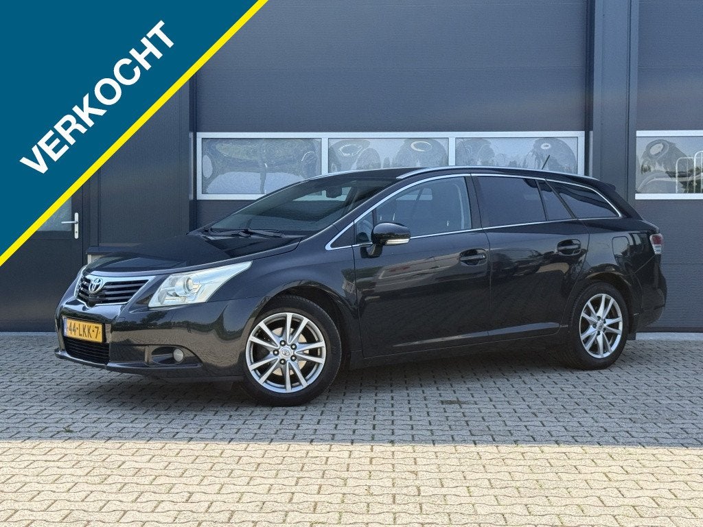 Toyota Avensis wagon 2.0 VVTi Business automaat mooie auto!, Auto's, Toyota, Automaat, 4 cilinders, Zwart, Automatische klimaatregeling